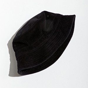 Urban Outfitters Black Corduroy Bucket Hat